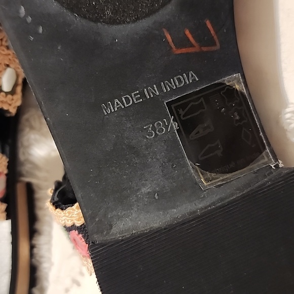 Free people mantra mirror sandals brand new sandals size 38 1/2 made in … - Picture 5 of 6